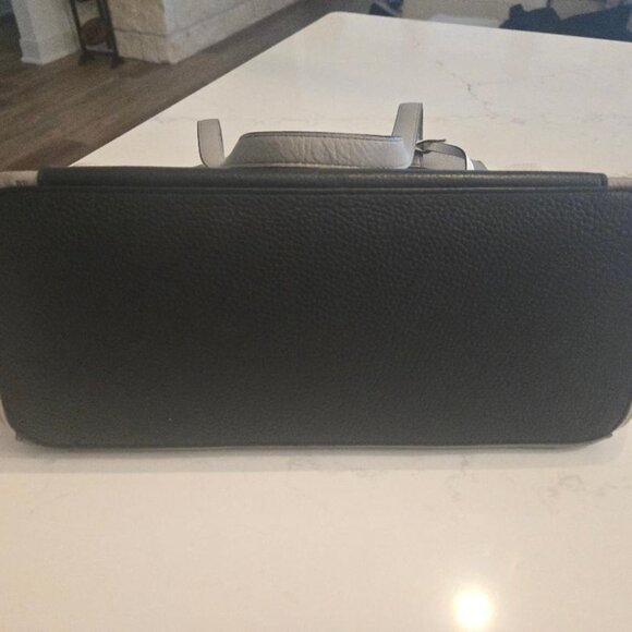 Michael Kors Pebbled Leather Shoulder Bag , White, Gray and Navy - Picture 5 of 5